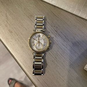 Michael Kors two toned watch